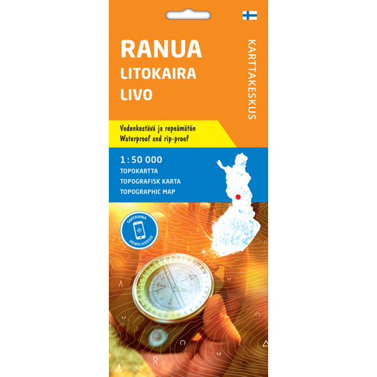Ranua Litokaira Livo, Topokartta 1:50 000