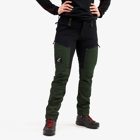 RVRC GP Pro Short Pants Naiset Forest Green, Koko:L - Ulkoiluhousut, Vaellushousut & Retkeilyhousut