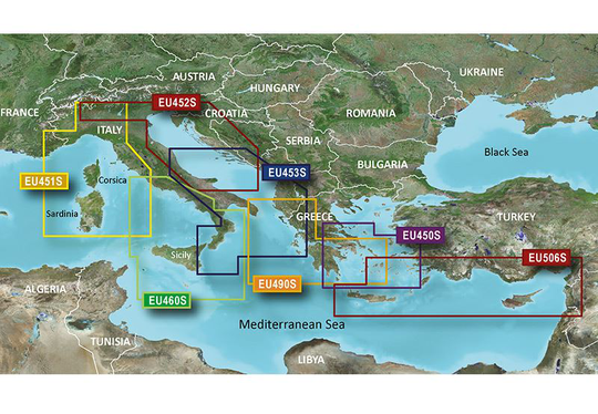 Garmin Kreikka WE Coast & Ateena microSD ™ / SD ™ -kortti: VEU490S, Kartat & Ohjelmistot