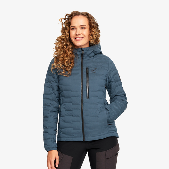 Flex Down Jacket Naiset Moonlit Ocean, Koko:XL - Ulkoilutakki, Kuoritakki & Tuulitakki