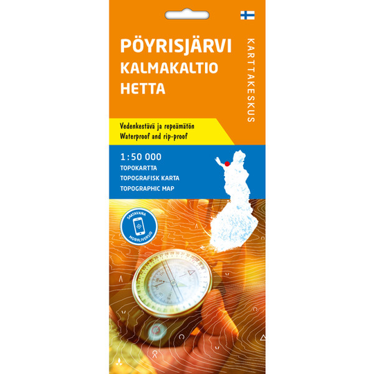 Karttakeskus Pöyrisjärvi Kalmakaltio Hetta - Nocolor - OneSize - Partioaitta