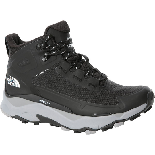 The North Face W Vectiv Exploris Mid Futurelight - Tnf Black/meld Grey - Naiset - US 7 - Partioaitta