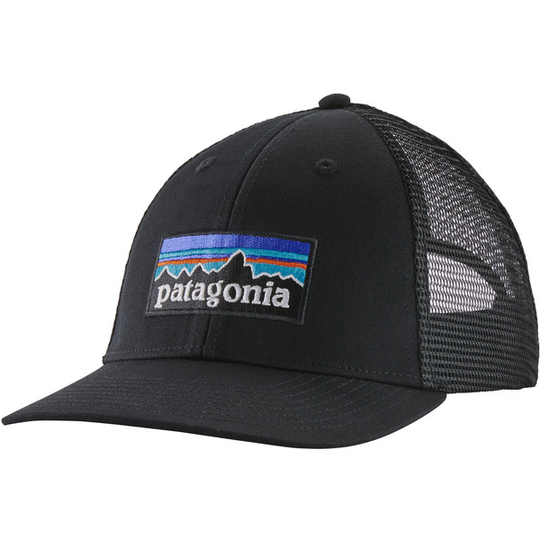 Patagonia P-6 Logo Lopro Trucker Hat - Black - Unisex - OneSize - Partioaitta