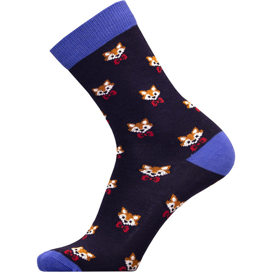 Sukkamestarit Merinovillasukat Joulu - Kettu Rusetti Kirkas Sin-t.sin - Unisex - 39-42 - Partioaitta