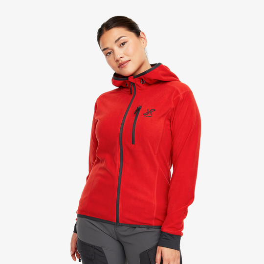 Trekker Hoodie Naiset Molten Lava, Koko:XL - > Paidat > Hupparit
