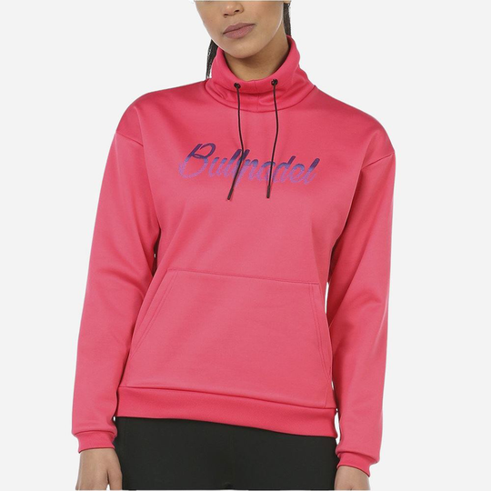 Bullpadel Irusta Pink Hoodie, Naisten padel ja tennis villapaita