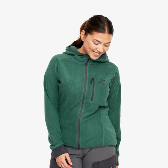 Trekker Hoodie Naiset Sage Green, Koko:L - > Paidat > Hupparit