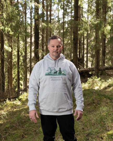 Metsä Ikimetsä Hoodie, Printti