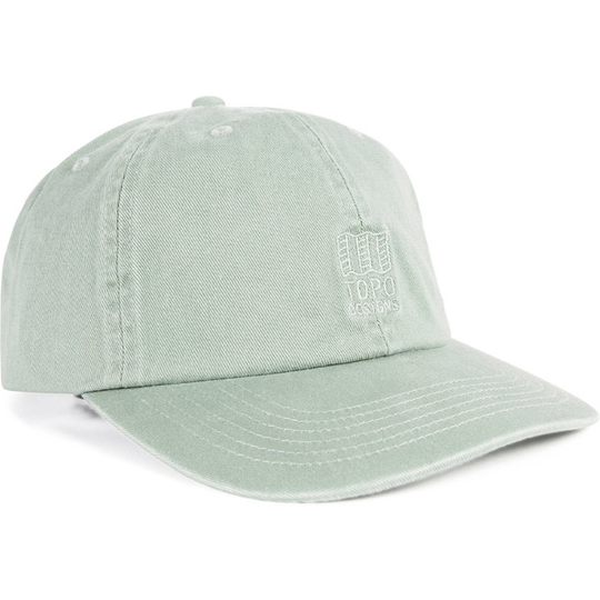 Topo Designs Mountain Ball Cap - Light Mint - Unisex - OneSize - Partioaitta