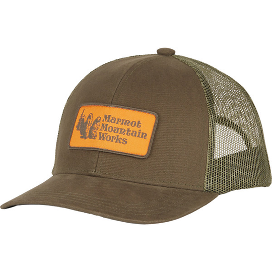 Marmot Retro Trucker Hat - Nori - Unisex - OneSize - Partioaitta