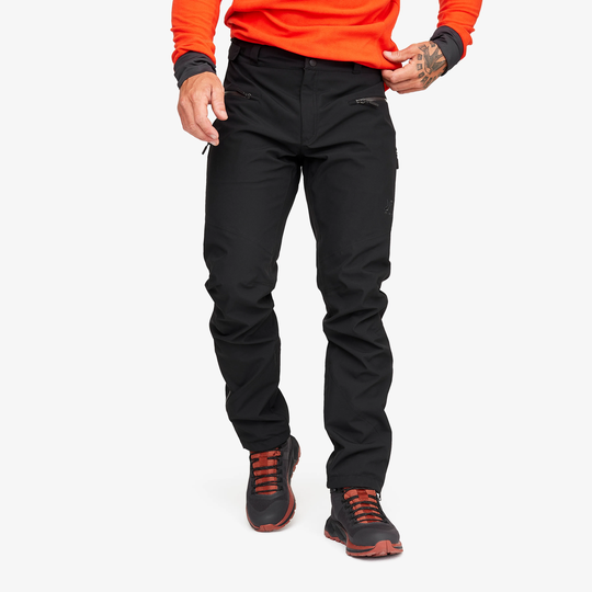 Silence Proshell 2.0 Pants Miehet Black/Anthracite, Koko:2XL - Ulkoiluhousut, Vaellushousut & Retkeilyhousut