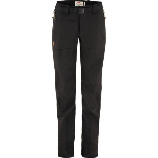 Fjällräven Keb Eco-shell Trousers W - Black - Naiset - L - Partioaitta