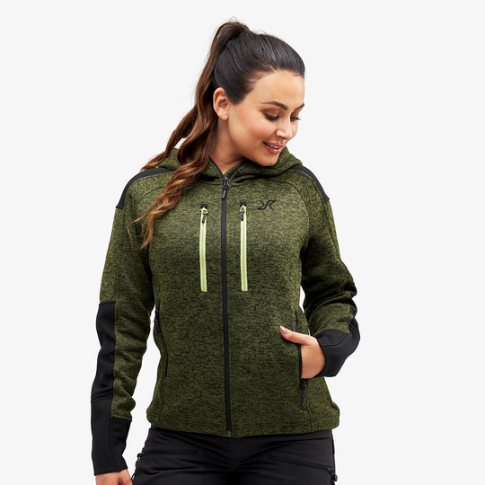 Tornado Hoodie Naiset Olive Green, Koko:XL - > Paidat > Hupparit