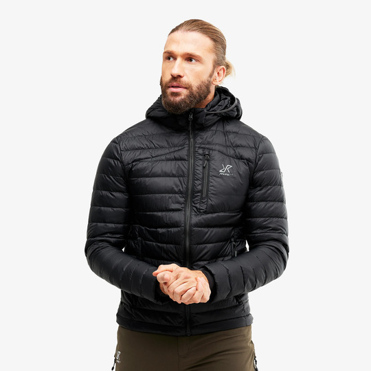 Helium Down Jacket Miehet Black, Koko:2XL - Ulkoilutakki, Kuoritakki & Tuulitakki