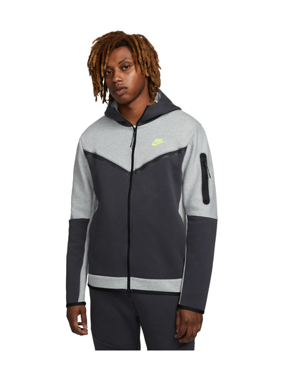 Vetoketjullinen tech fleece huppari