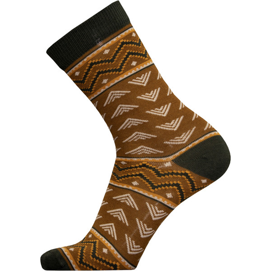Sukkamestarit Merinovillasukat - Boho Raita Ao Vihr-karam - Unisex - 35-38 - Partioaitta