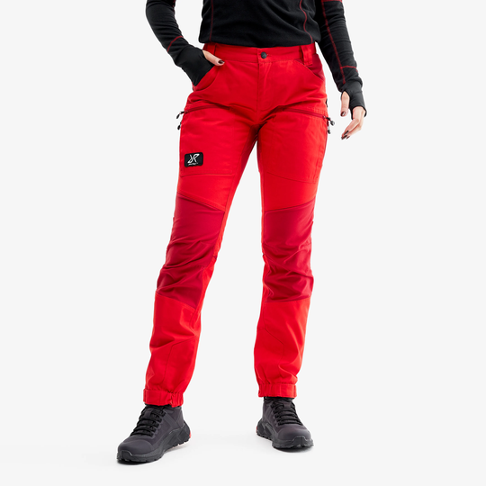 Nordwand Pro Pants Naiset Red, Koko:L - Ulkoiluhousut, Vaellushousut & Retkeilyhousut