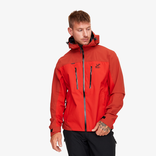 Silence Proshell Jacket Miehet Molten Lava, Koko:2XL - Ulkoilutakki, Kuoritakki & Tuulitakki