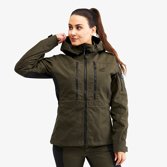 Wander Pro Jacket Naiset Mud, Koko:L - Ulkoilutakki, Kuoritakki & Tuulitakki