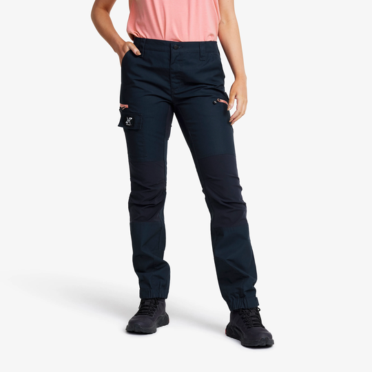 Nordwand Pants Naiset Thunder Blue/Burnt Coral, Koko:2XL - Ulkoiluhousut, Vaellushousut & Retkeilyhousut