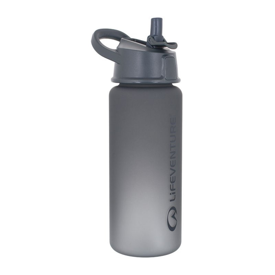Lifeventure Flip-Top juomapullo 0,75L Harmaa