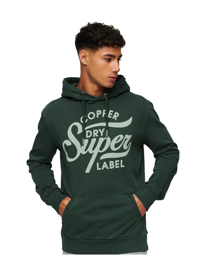 Vintage copper label -huppari