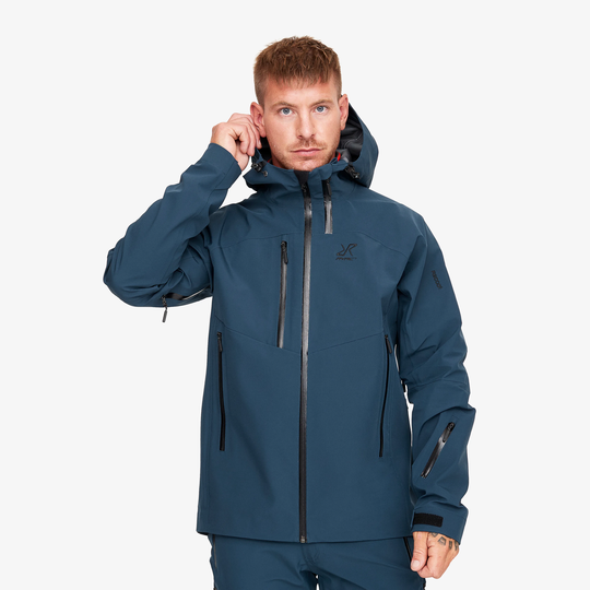 Cyclone Rescue Jacket 2.0 Miehet Moonlit Ocean, Koko:L - Ulkoilutakki, Kuoritakki & Tuulitakki