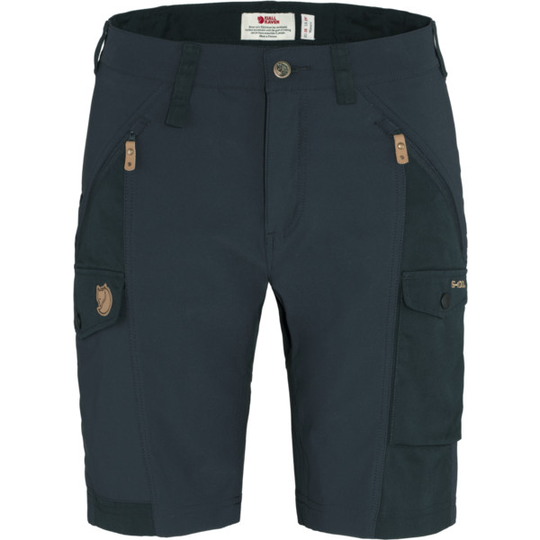 Fjällräven Nikka Shorts Curved W - Dark Navy - Naiset - 34 - Partioaitta