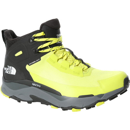 The North Face M Vectiv Exploris Mid Futurelight - Sulphur Spring Green/tnf Black - Miehet - US 9 - Partioaitta