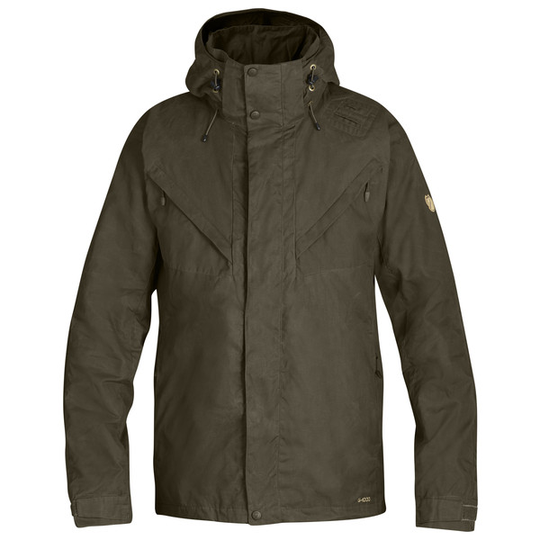 Fjällräven Drev Jacket M - Dark Olive - Miehet - M - Partioaitta