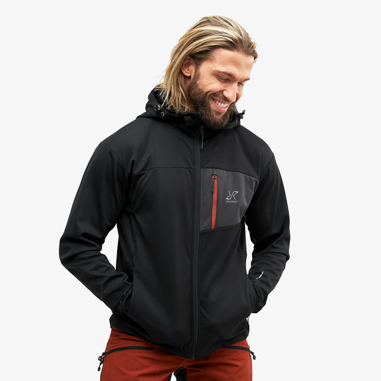 Hybrid Jacket 2.0 Miehet Black, Koko:S - Ulkoilutakki, Kuoritakki & Tuulitakki