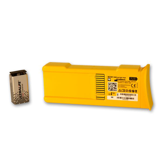 Defibtech DBP-1400 Akku Lifeline AED -defibrillaattoriin