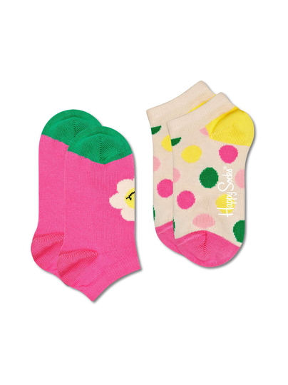 Smiley daisy -snekarsukat 2-pack