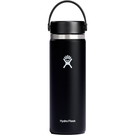 Hydro Flask Wide Mouth 591ml Flex Cap 2.0 - Black - OneSize - Partioaitta