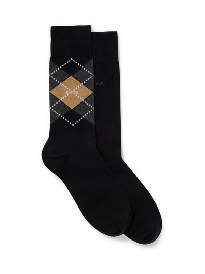 Argyle-sukat 2-pack