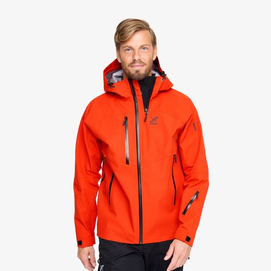 Cyclone Rescue Jacket 2.0 Miehet Pureed Pumpkin, Koko:2XL - Ulkoilutakki, Kuoritakki & Tuulitakki