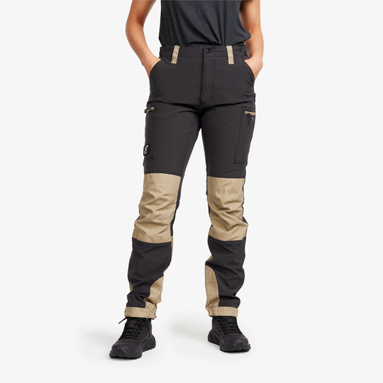 Nordwand Highwaist Stretch Pants Naiset Khaki, Koko:2XL -