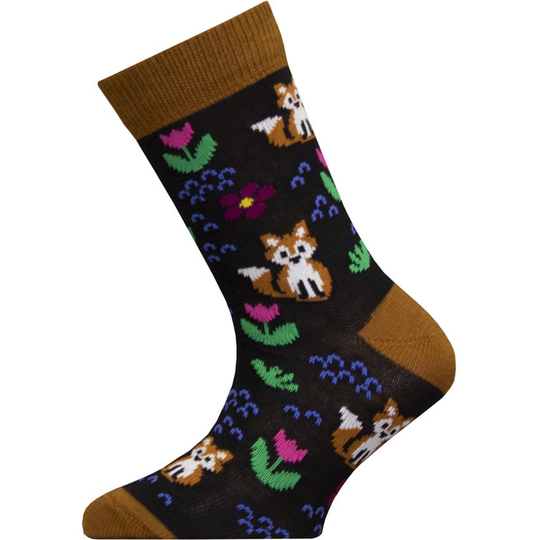 Sukkamestarit Merinovillasukat Kids - Kettu Kukka Multi - Unisex - 28-30 - Partioaitta
