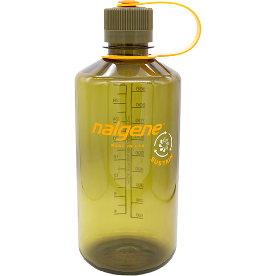 Nalgene Narrow Mouth 1.0l Sustain - Olive - OneSize - Partioaitta