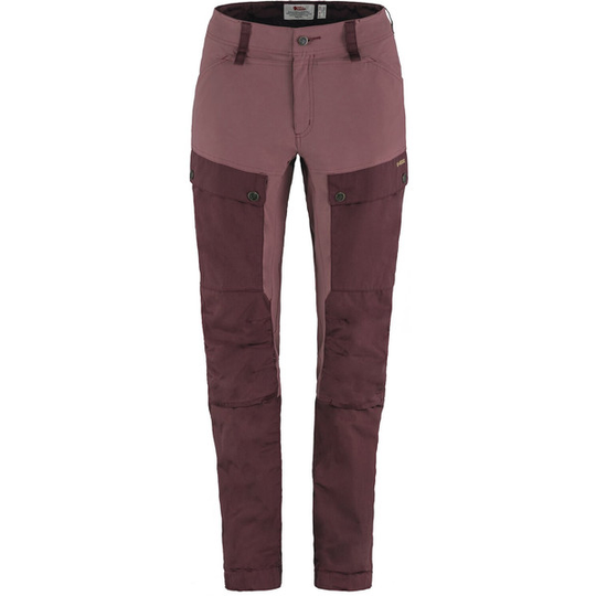 Fjällräven Keb Trousers Curved W Short - Port-mesa Purple - Naiset - 36 - Partioaitta