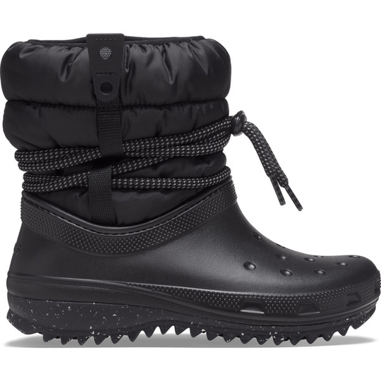 Crocs Classic Neo Puff Luxe Boot - Black - Unisex - W10 - Partioaitta