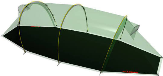 Hilleberg Kaitum 3 Footprint