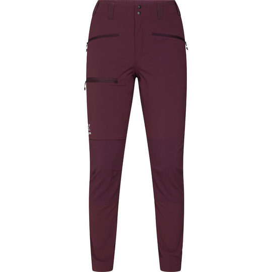 Haglöfs Mid Slim Pant Women - Aubergine - Naiset - 36 - Partioaitta