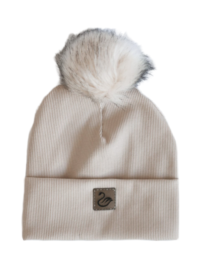 Swanie basic beanie - beige