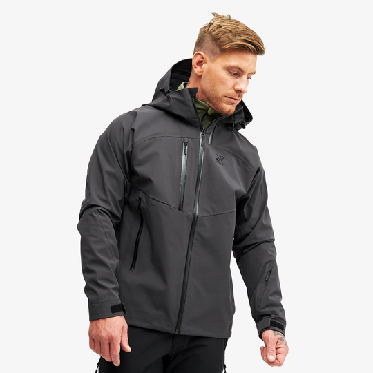 Cyclone Rescue Jacket 2.0 Miehet Obsidian, Koko:2XL - Ulkoilutakki, Kuoritakki & Tuulitakki