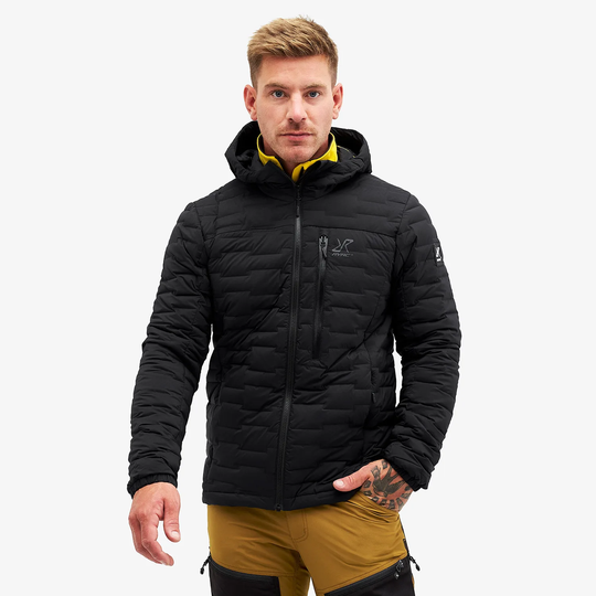 Flex Down Jacket Miehet Black, Koko:XL - Ulkoilutakki, Kuoritakki & Tuulitakki