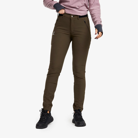Daybreak Pants Naiset Mud, Koko:2XL - Ulkoilufarkut