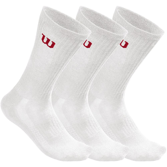 Wilson Crew Sock 3-Pack 2 Colors, Sukat