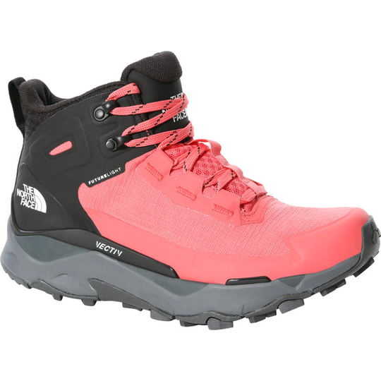 The North Face W Vectiv Exploris Mid Futurelight - Fiesta Red/tnf Black - Naiset - US 10 - Partioaitta
