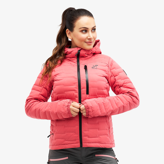 Flex Down Jacket Naiset Holly Berry, Koko:XL - Ulkoilutakki, Kuoritakki & Tuulitakki
